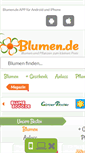 Mobile Screenshot of blumen.de